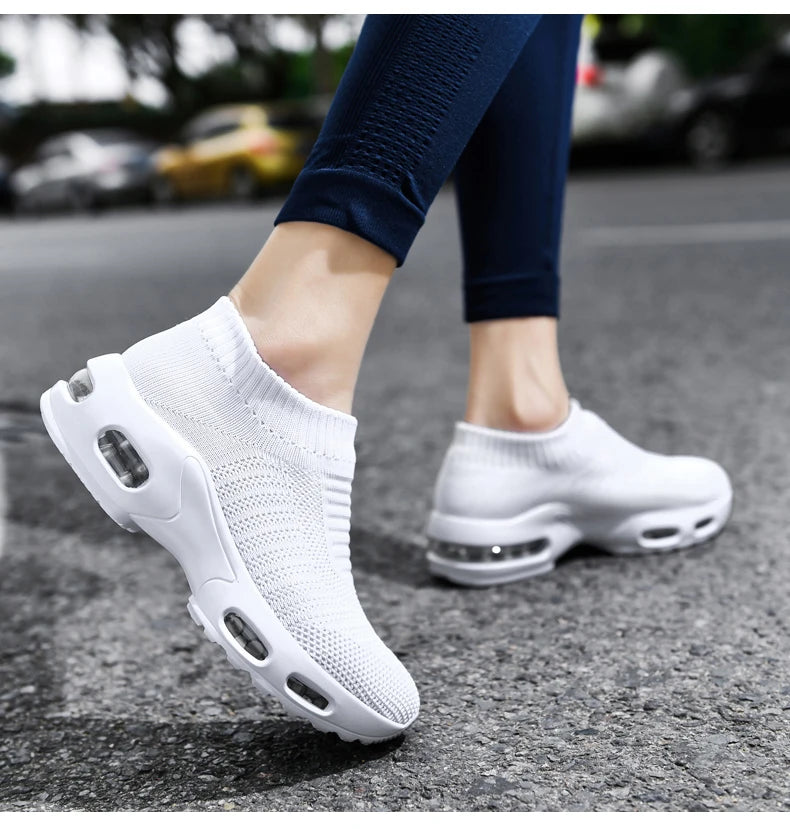VÜR GlideKnit Air Sneakers – Slip-On Comfort with Hidden Air Cushion