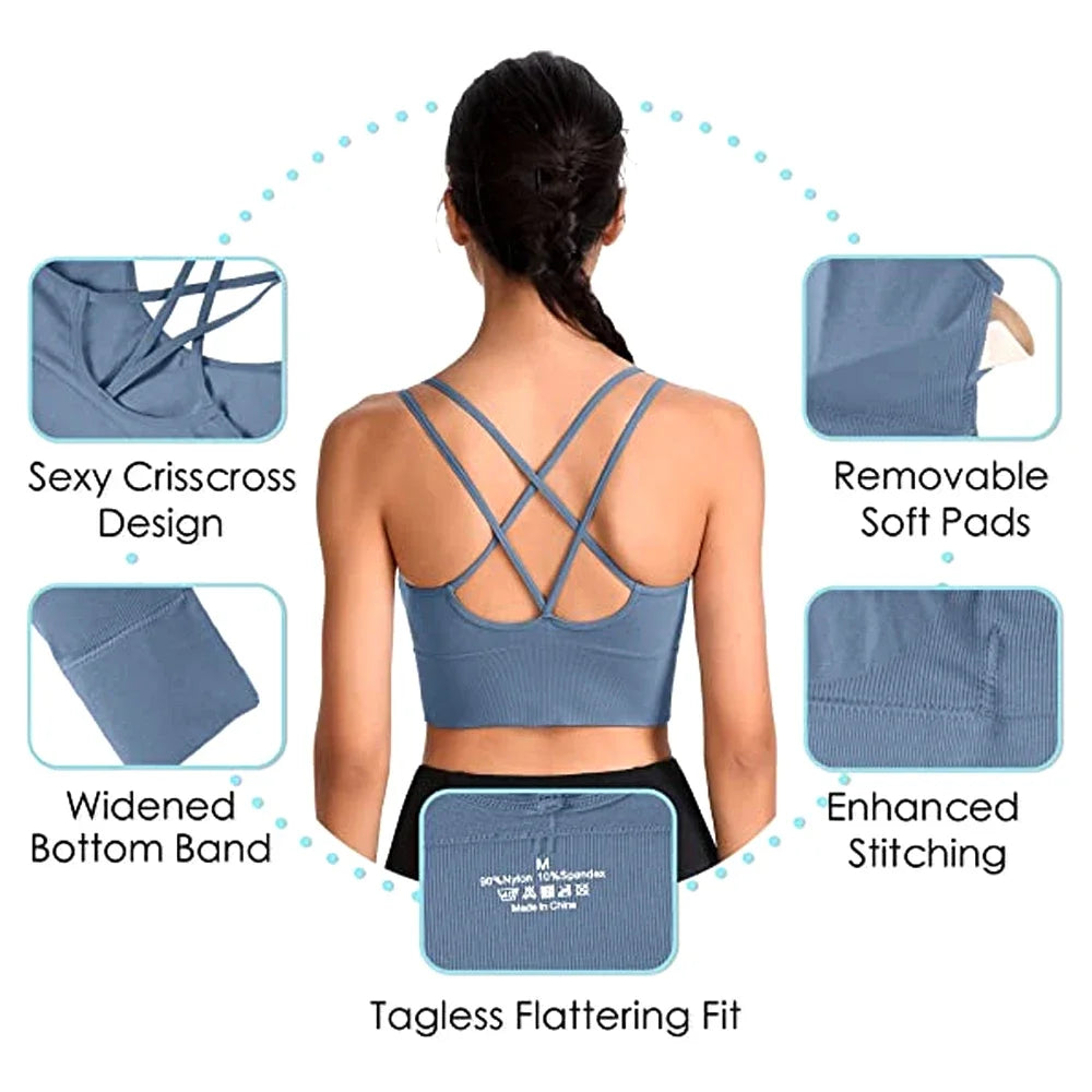 VÜR Strappy Seamless Sports Bra