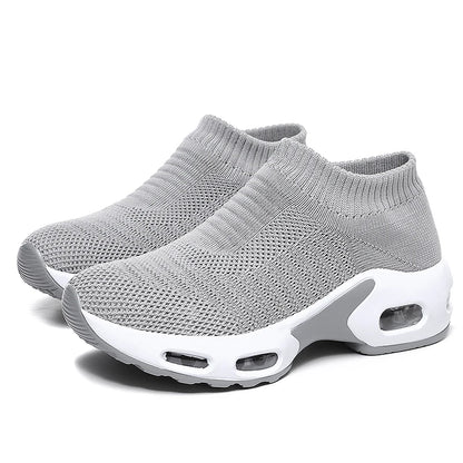 VÜR GlideKnit Air Sneakers – Slip-On Comfort with Hidden Air Cushion