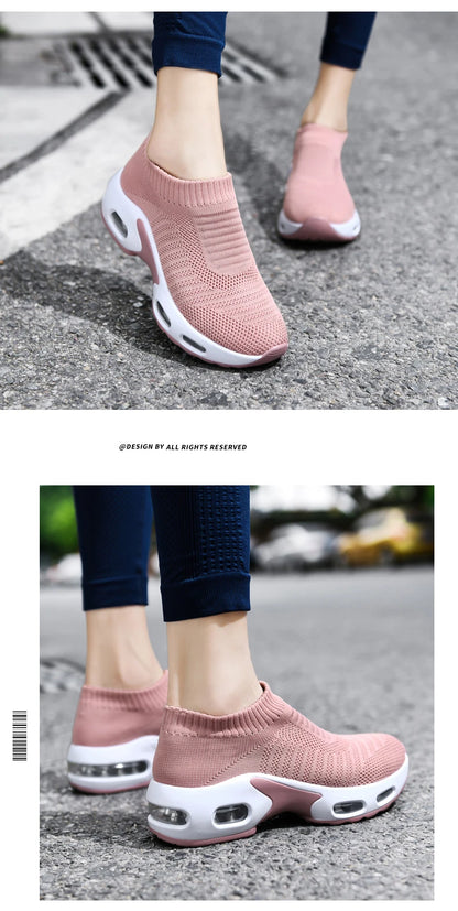 VÜR GlideKnit Air Sneakers – Slip-On Comfort with Hidden Air Cushion