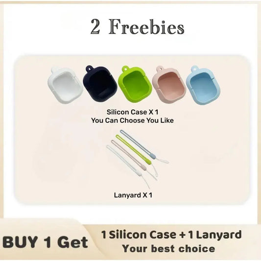 VÜR CLARITY Pods | Digital Display Earbuds (with Case & Strap)