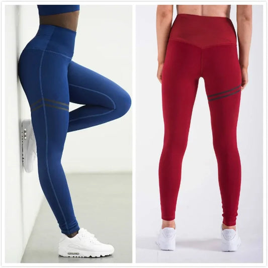 VÜR FitFlex™ Printed High-Waist Leggings – Sculpt & Stretch Yoga Wear