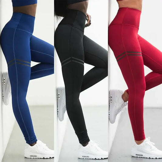 VÜR FitFlex™ Printed High-Waist Leggings – Sculpt & Stretch Yoga Wear
