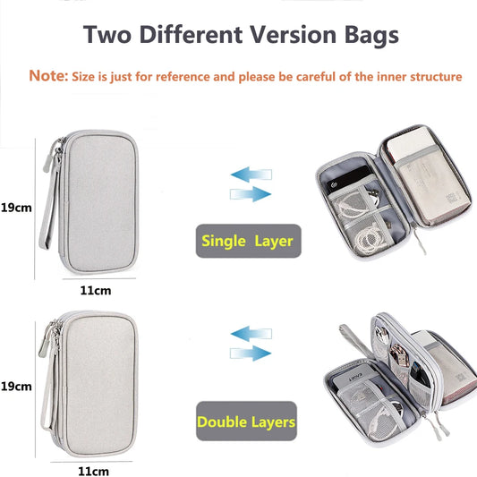 VÜR Airport Mode Tech Organizer – Waterproof Cable & Travel Pouch